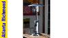 Outdoor Heater Umbrella Shape Gas Heater Parasol Propane Gas Stove with Wheels